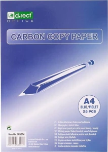 Kalka ołówkowa A4/25 niebieska D.Rect