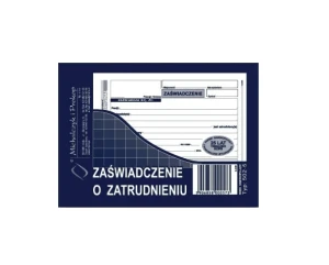 Zaświadczenie o zatrudnieniu A6 502-5 MP