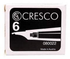 Naboje Atramentowe 6szt Czarne Cresco_41264