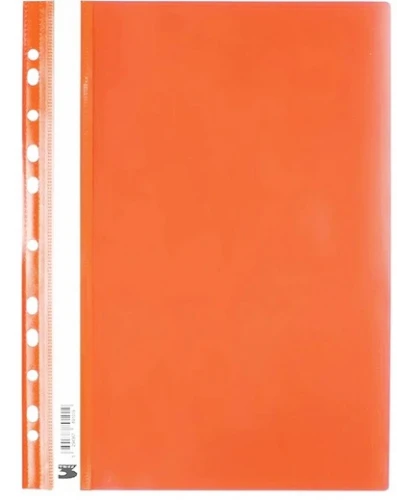Skoroszyt A4 Miękki Wpinany Pomarańczowy Tres_56150