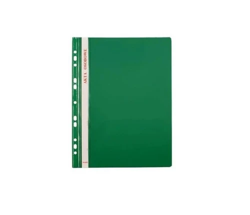 Skoroszyt Akta osobowe zielony wpinany Biurfol _66246