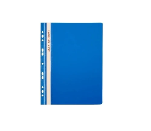 Skoroszyt Akta osobowe niebieski wpinany Biurfol _66250
