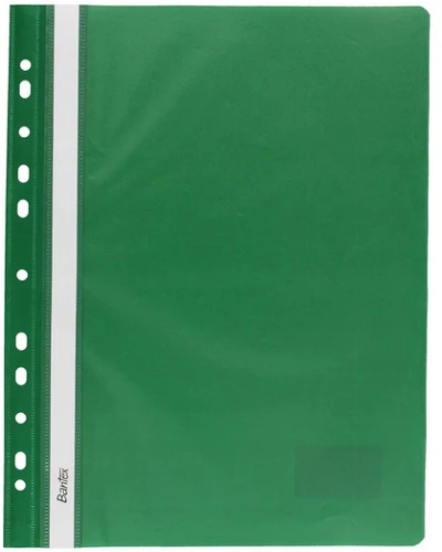 Skoroszyt  A4 Zielony Wpinany EVO Bantex _56125