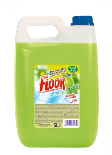 Płyn uniwersalny Lime Mint z sodą 5L Floor_38090