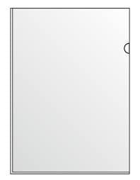 Ofertówka A4 L 25szt Przeźroczysta Tres_56122