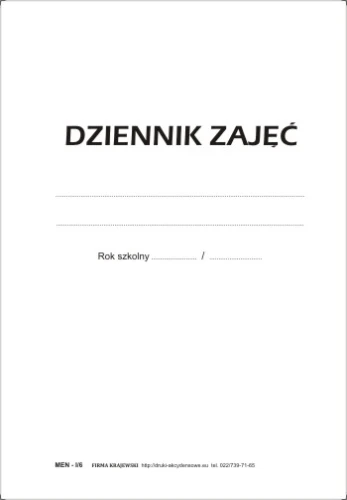 Dziennik zajęć pozaszkolnych MEN-I/6_32622