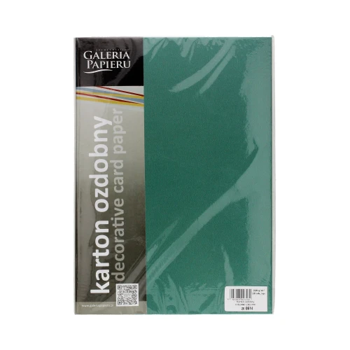Karton Wizytówkowy A4 Iceland Zielony 20ark 220g Argo _50285