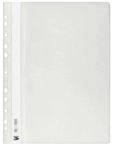 Skoroszyt A4 Miękki Wpinany Biały Tres _56198