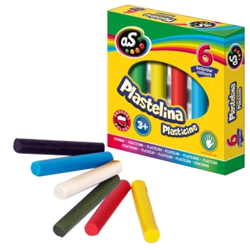 Plastelina 6kol  AS _50180