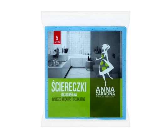 Ściereczka uniwersalna miękka jak bawełna 5szt Anna Zaradna PS-3784_59014