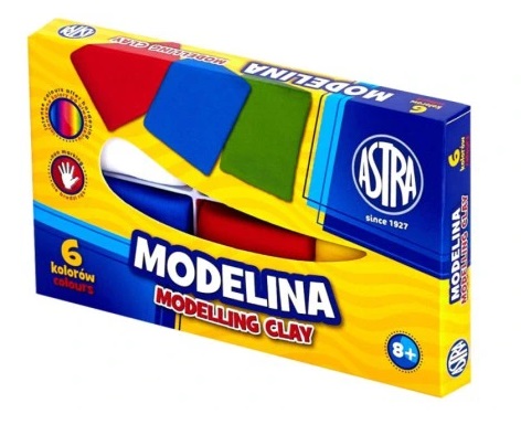 Modelina kwadratowa 6szt. Astra_56247