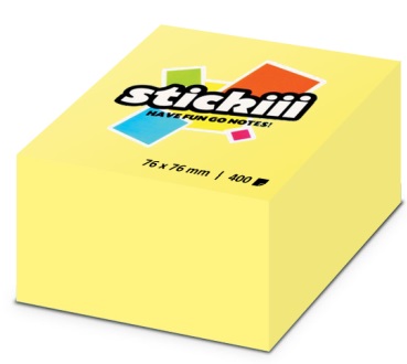 Notes samoprzylepny żółty 400kartek Pastello_56262