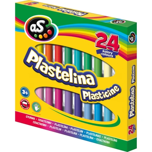 Plastelina 24kol AS_50179