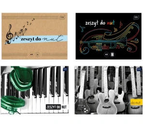 Zeszyt do nut A4 16 kartek Interdruk 