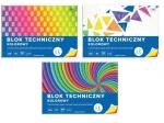 Blok techniczny A4 Kolorowy 10 kartek Interdruk 