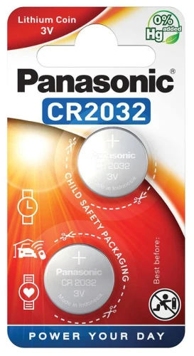 Bateria Panasonic CR2032 Litowa 3V 2szt_57026