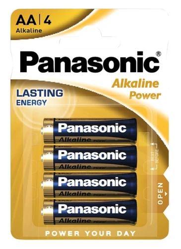 Bateria LR6 4szt. AA  Alcaline Panasonic_57027