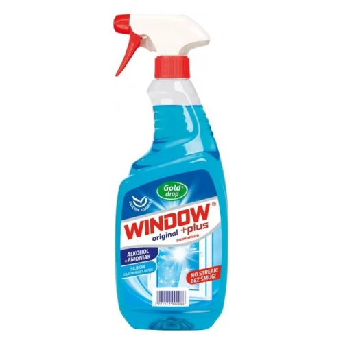 Płyn do szyb 0,75L Amoniak Window Gold Drop _57199