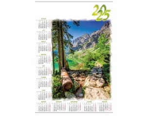 Kalendarz planszowy Widok 60,7x88cm PL1 Lucrum 2025r