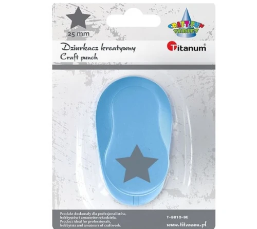 Dziurkacz dekoracyjny @25mm Gwiazda 418375 Titanum _59570
