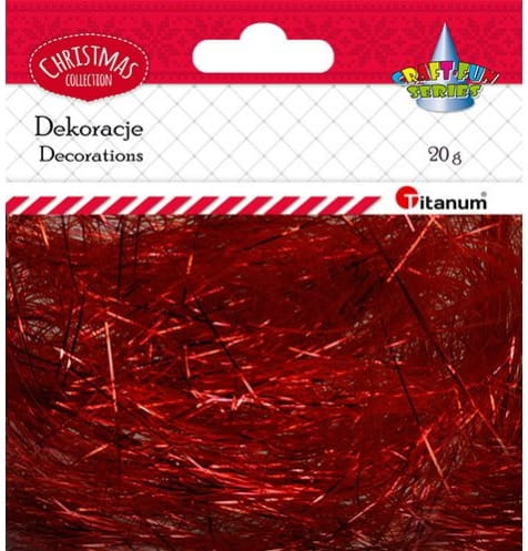Włosy Anielskie Czerwone 20g Titanum_57809