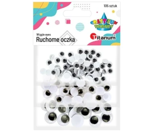 Oczy ruchome 105szt mix 361946 Titanum