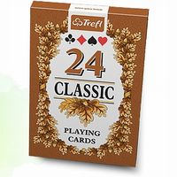 Karty Do Gry plastikowe 24 listków Classic Trefl