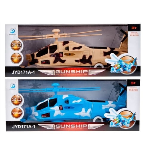 Helikopter wojskowy na baterie światło dźwięk Mega Creative