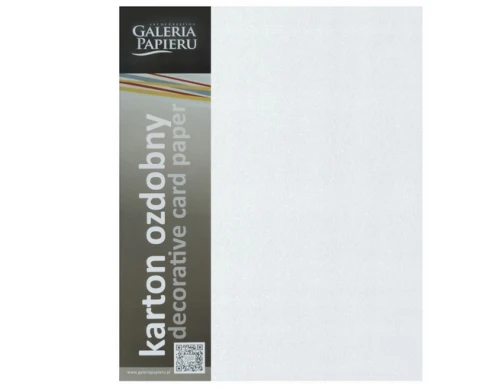 Karton Wizytówkowy A4 250g 20ark Milenium Diamentowa Biel Galeria Papieru_78342