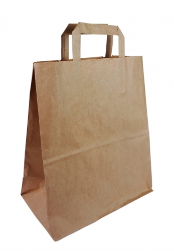 Torba Papierowa z Uchem Szara 260x140x300_58203