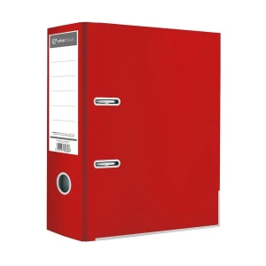 Segregator A4 75mm Czerwony Połysk Interdruk 