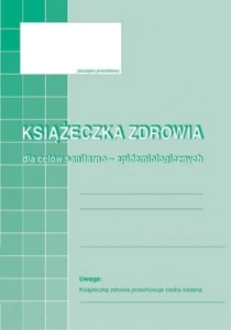 Książeczka zdrowia dla celów sanitarno-epidemiologicznych 530-5 MP