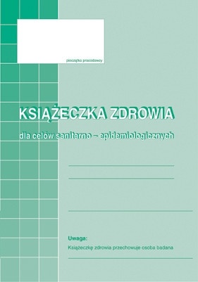 Książeczka zdrowia dla celów sanitarno-epidemiologicznych 530-5 MP_24108
