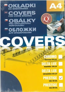 Okładka do bindowania A4 przeźroczysta 150mic 100szt. Argo 
