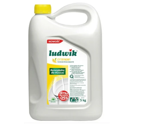 Płyn Do Naczyń 5L Cytryna Ludwik
_58461