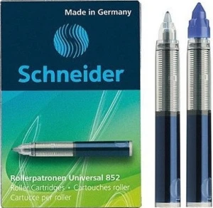 Naboje do piór kulkowych niebieskie 5szt. 185203 Schneider
