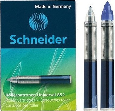 Naboje do piór kulkowych niebieskie 5szt. 185203 Schneider_23589