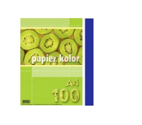 Papier Ksero Kolor A4 Kreska 80g 100ark Granatowy_58490
