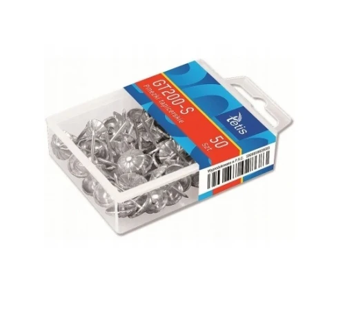 Pinezki Tapicerskie Srebrne 50szt Tetis GT200-S_58755