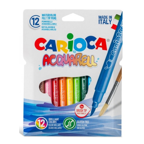 Pisaki Aquarell 12kol Carioca_58251