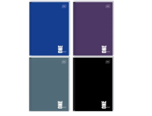 Brulion A5 96k kratka One Color Zeszyt Twarda Oprawa Interdruk_73048
