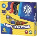 Farby plakatowe 30ml 6kol Astra_47959