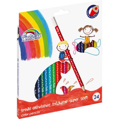 Kredki ołówkowe 20kol. Super Soft Fiorello _48883