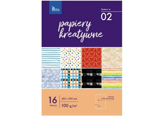 Papiery kreatywne zestaw nr 02 A3 KB031-02 Tetis_71708