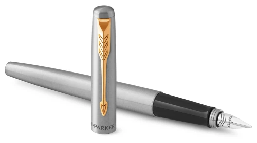 Pióro Parker Jotter Fp M Stalowe z pozłacaniem (M)_48275