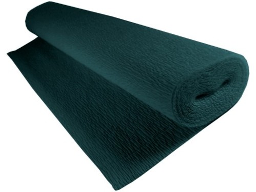 Bibuła Marszczona Krepa 180g 50x250cm 560 Zielona Ciemna Cartotecnica Rossi_34033