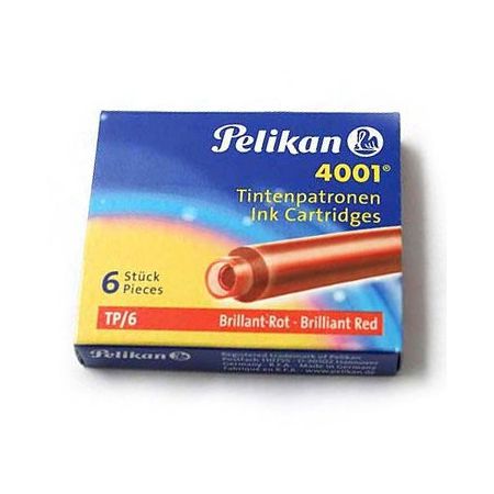 Naboje atramentowe Pelikan czerwone 5szt_28304
