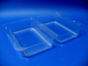 Pojemnik zamykany 10szt F-41 przeźroczysty na ciasto 125x205x100mm_22610