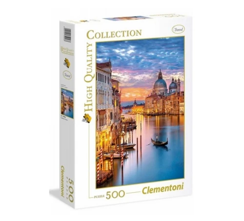 Puzzle 500 elementów Lighting Venice Oświetlenie Wenecji 35056 14+ Clementoni_59810