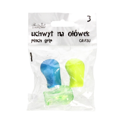 Nasadka Gumowa 3szt Na Ołówek/Długopis Fiorello _50050